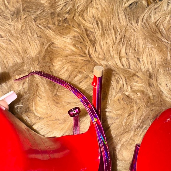 Christian Louboutin Iridescent Pink Heels - Picture 5 of 5